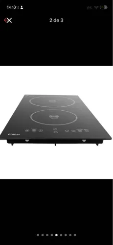 Cooktop de Indução Philco 2 Queimadores e 9 Níveis PCT11P 220v