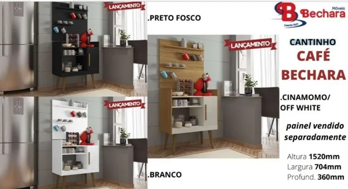 Conjunto cantinho do café Bechara ***Novo na caixa***