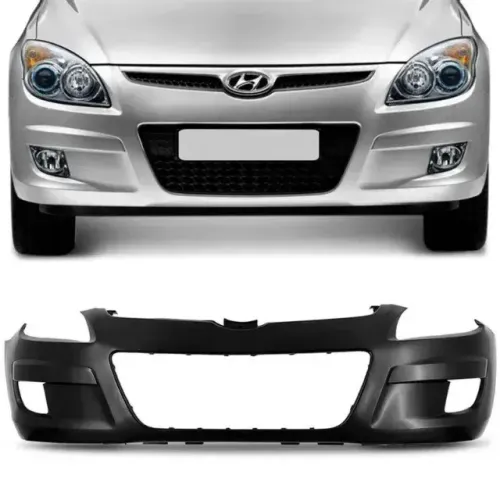 Parachoque Hyundai I30 2009 a 2015- Dianteiro Preto Liso- TYG