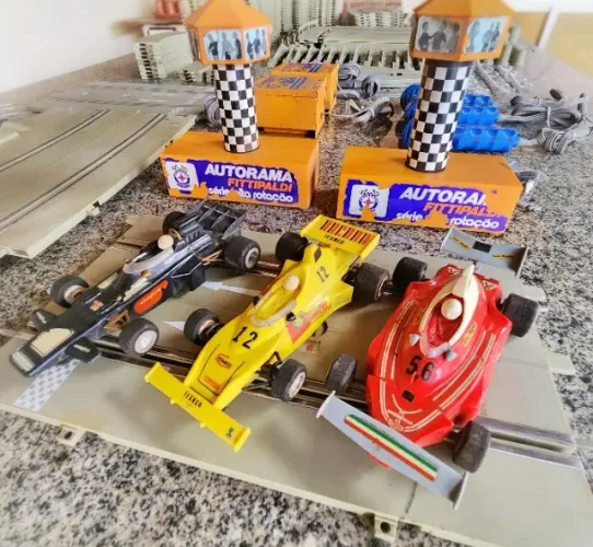 Autorama Gigante 4 Pistas Estrela Fittipaldi Alta Rotação
