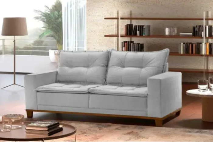 sala escritorio sofa 3 lugares