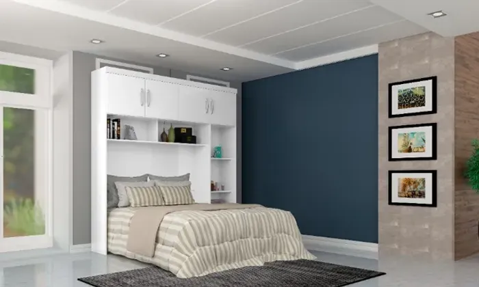 Roupeiro Parana Modulo Canto e Cama Box