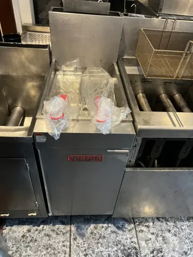 Fritadeira Industrial Dupla Vulcan gl300 a gas 23litros parcelamos em até 12x