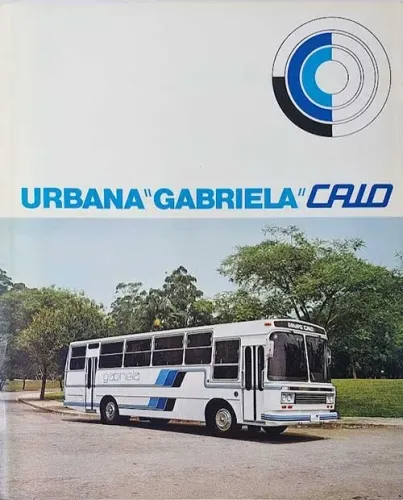 Caio Gabriela- Catálogo Folder Prospecto de Ônibus