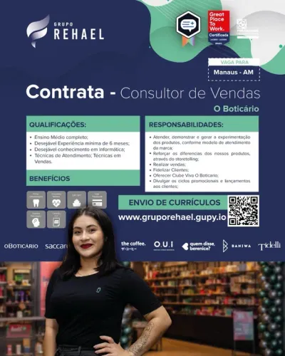 Consultor (a) de Vendas