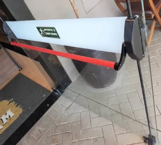 Barra Antipanico Dupla para porta de vidro