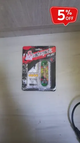 Brinquedo Mini Skate de Dedo com Acessórios - Novo e Original, Acompanha Caixa Exclusiva