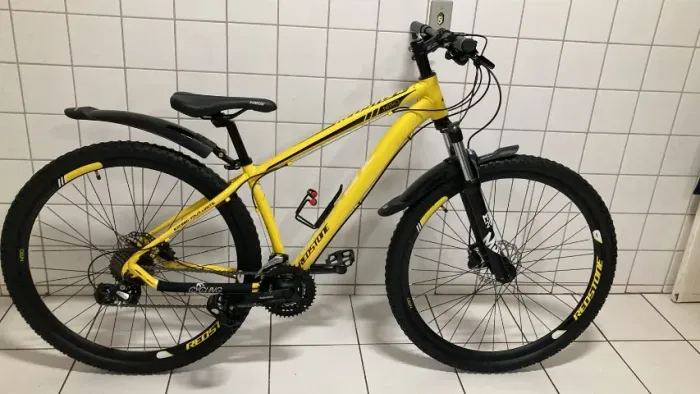 Bicicleta Aro 29 Mtb REDSTONE NITRO - Alumínio - Shimano 24v - Amarela - 15.5 - REVISADA