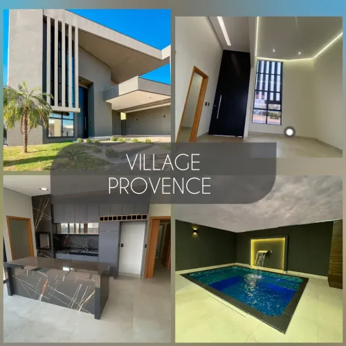 Casa a venda no Condomínio Village Provence, 3 suítes, escritório, piscina, zona sul