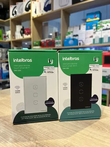 Interruptor Smart Wi-fi Touch Dimmer 1 Tecla EWS1101 - Loja Física