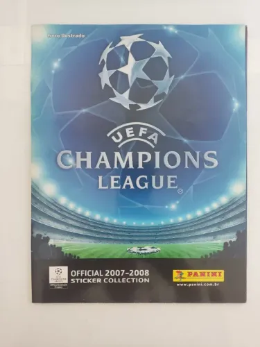 ÁLBUM DE FIGURINHAS UEFA CHAMPIONS LEAGUE 2007-2008 - VAZIO