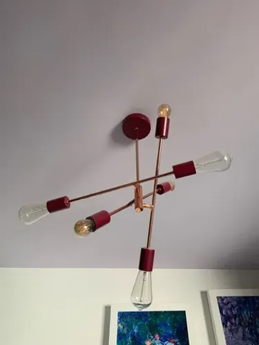 Luminária Pendente de Cobre Marsala Tok&Stok