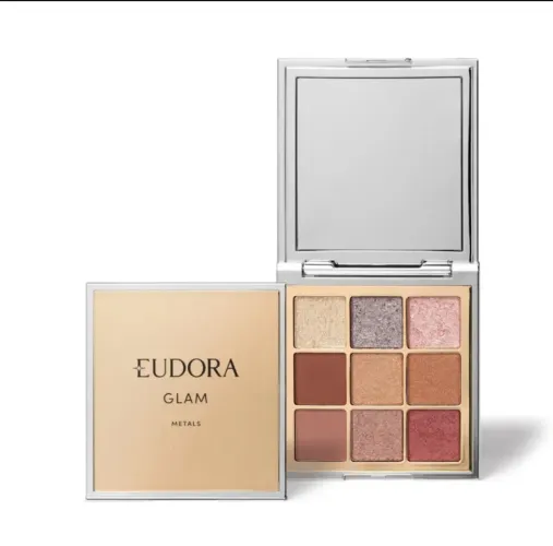 Paleta de Sombra Glam Metals 5,85g Eudora 