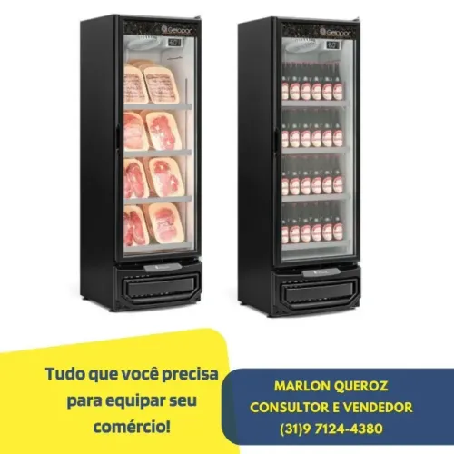 Freezer Gelopar 2 Portas para Carne e Cerveja