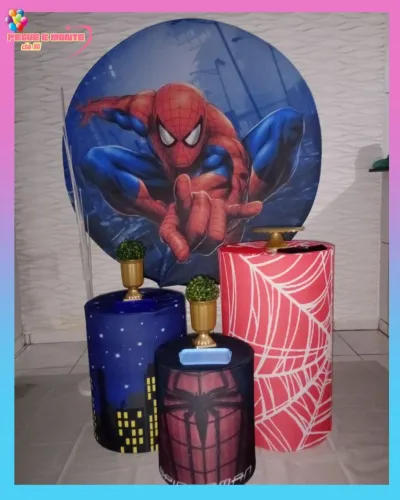 PEGUE E MONTE "TEMA HOMEM ARANHA"