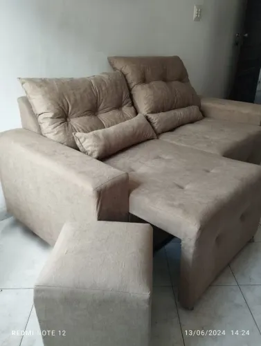 Sofá retrátil dubai com entrega grátis