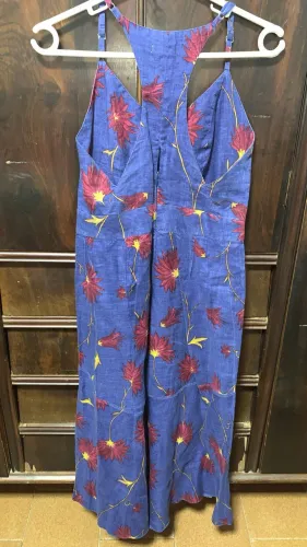 DESAPEGO!!! Vestido Puro Linho Richards Floral