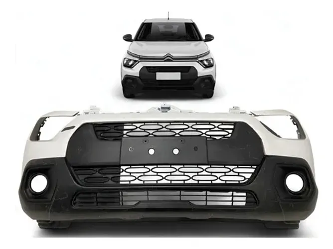 Parachoque Dianteiro Citroen C3 2022 2023 2024 Original - Branco
