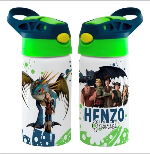 Garrafa de Alumínio Personalizada - Modelo Kids