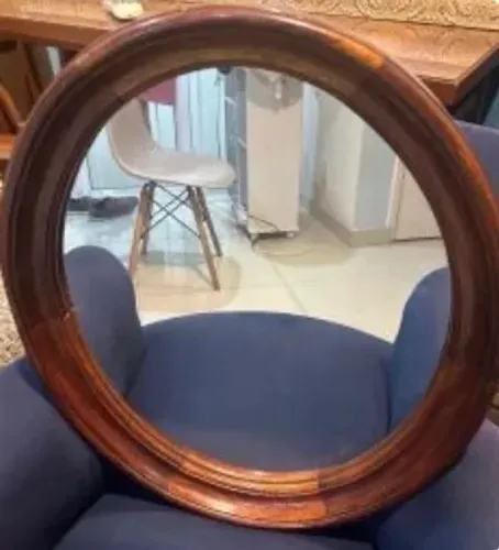 Espelho oval anos 60 vintage