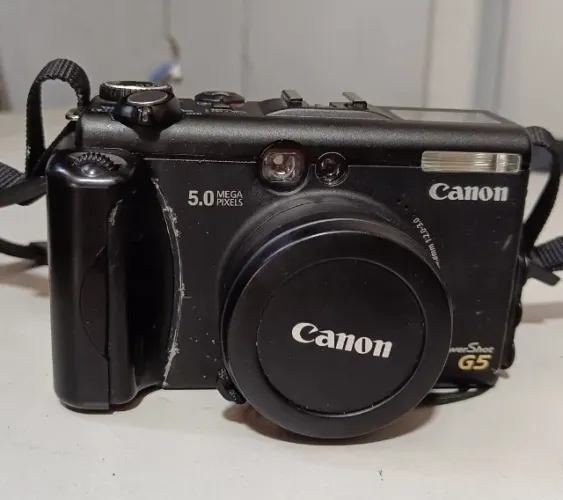 camera canon power shot G5 em bom estado funcionando para revisão