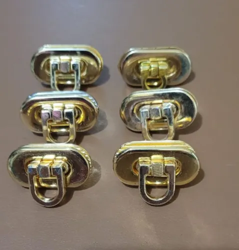 Fecho banho ouro para bolsas 