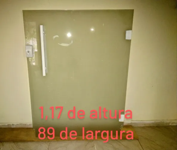 Portão de vidro temperado