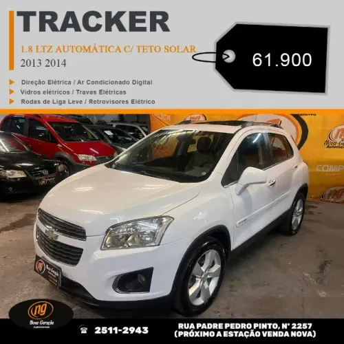 TRACKER 1.8 LTZ AUTOMÁTICA 2014 C/ TETO SOLAR