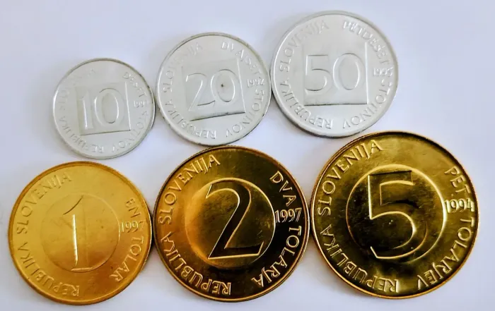 Moedas da Eslovênia