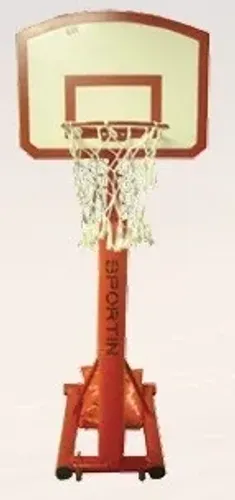 MINI TABELA DE BASQUETE COM ARO REDE E RODINHAS