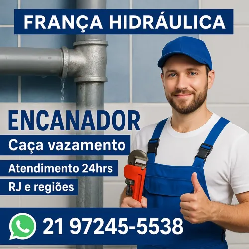 Encanador Caça vazamento Atendimento 24hrs