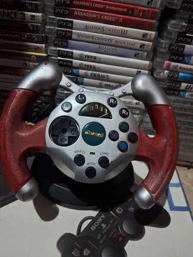 Controle volante Playstation 2