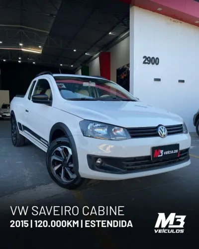 Saveiro Trendline Cabine Estendida 2015 Branca 2* Dono De Uso Particular