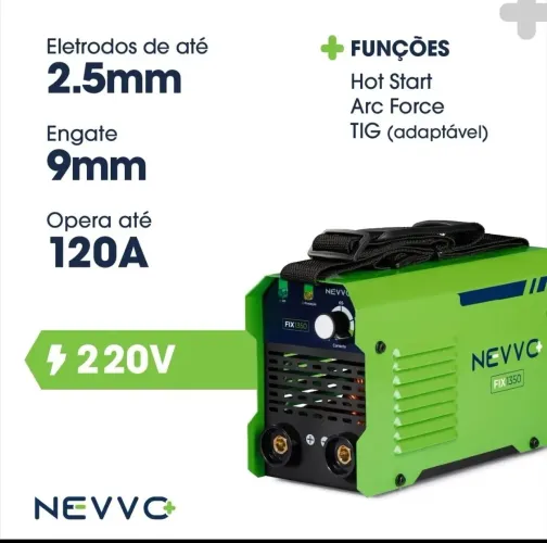 Inversora de Solda Fix 1350 Nevvo 120A 220V