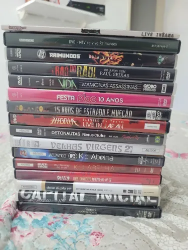 Coleção de DVDs de Bandas Nacionais