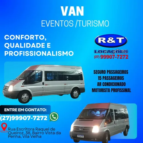 Van para transportes de passageiros 