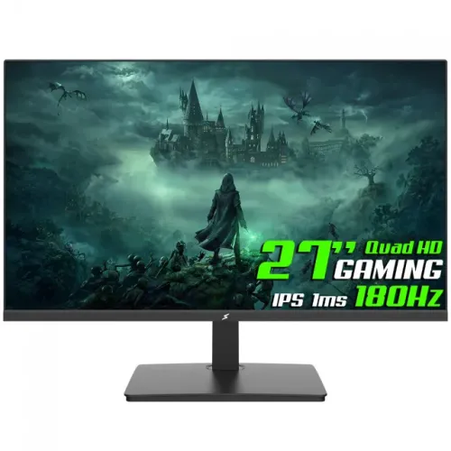 Monitor SuperFrame View, 27, QHD, IPS, 1ms, 180Hz, 99% sRGB, HDR, FreeSync, Novo, Lacrado