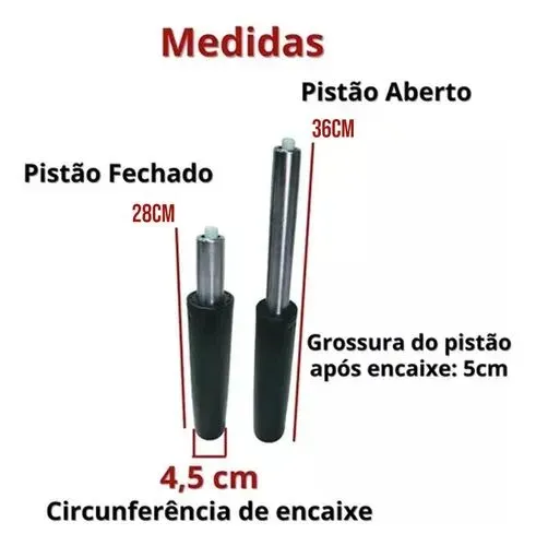 Pistão Para Cadeira Escritório