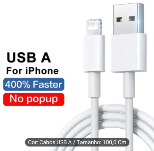 Cabo IPHONE USB 20W FAST CHARGE