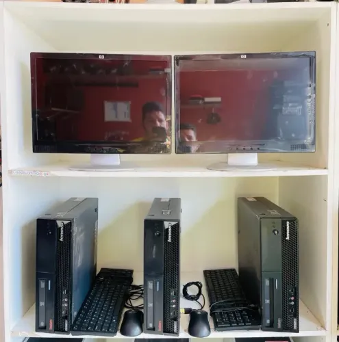 Computador Completo Lenovo barato, monitor de 16 e 17, ideal p serviços basicos
