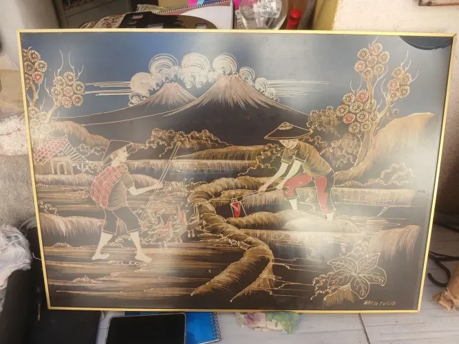 Quadro Decorativo Batik Tulís