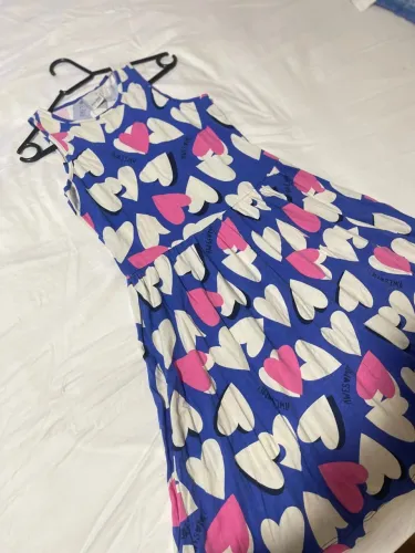 Vestido Infantil Estampado de Corações Malwee TM16