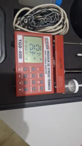 TERMÔMETRO DE GLOBO INSTRUTHERM TGD 400 - FUNÇÃO DATALOGGER.
