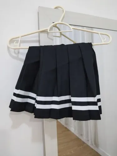 Saia Rodada Colegial Preta - Tamanho P