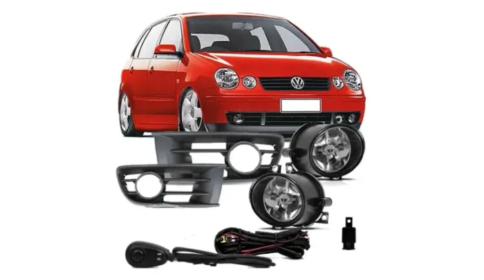 Instalação de Farol de Neblina Auxliar para o Volkswagen Polo 2003 até 2006