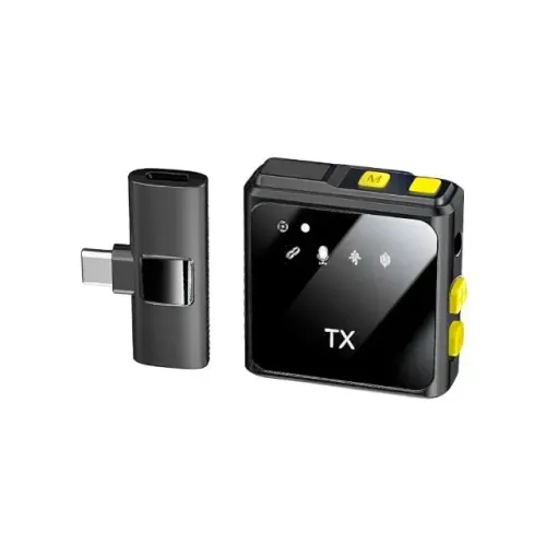 Microfone de Lapela Sem Fio Onistek ON-MC815 USB-C - Wzetta