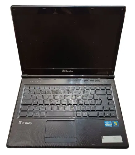Notebook Itautec Infoway W7535 Processador i3 6gb Memória DDR3(SUCATA NÃO FUNCIONA)