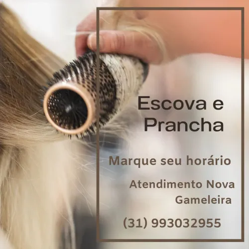 Faço escova e prancha 