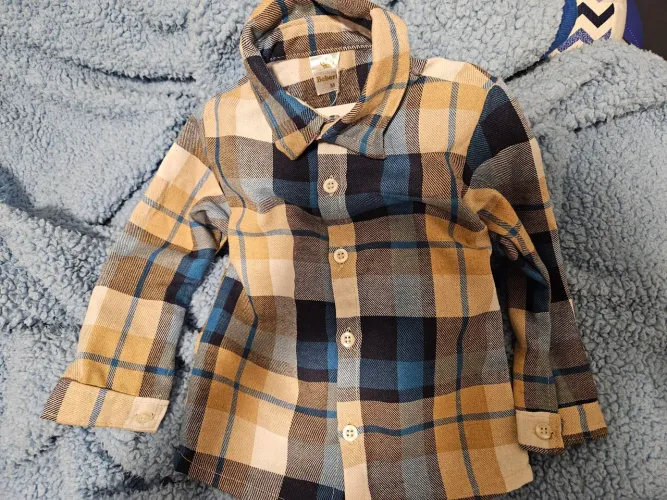 Camisa xadrez infantil