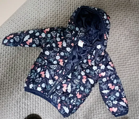 Casaco Infantil Floral - Tamanho 01